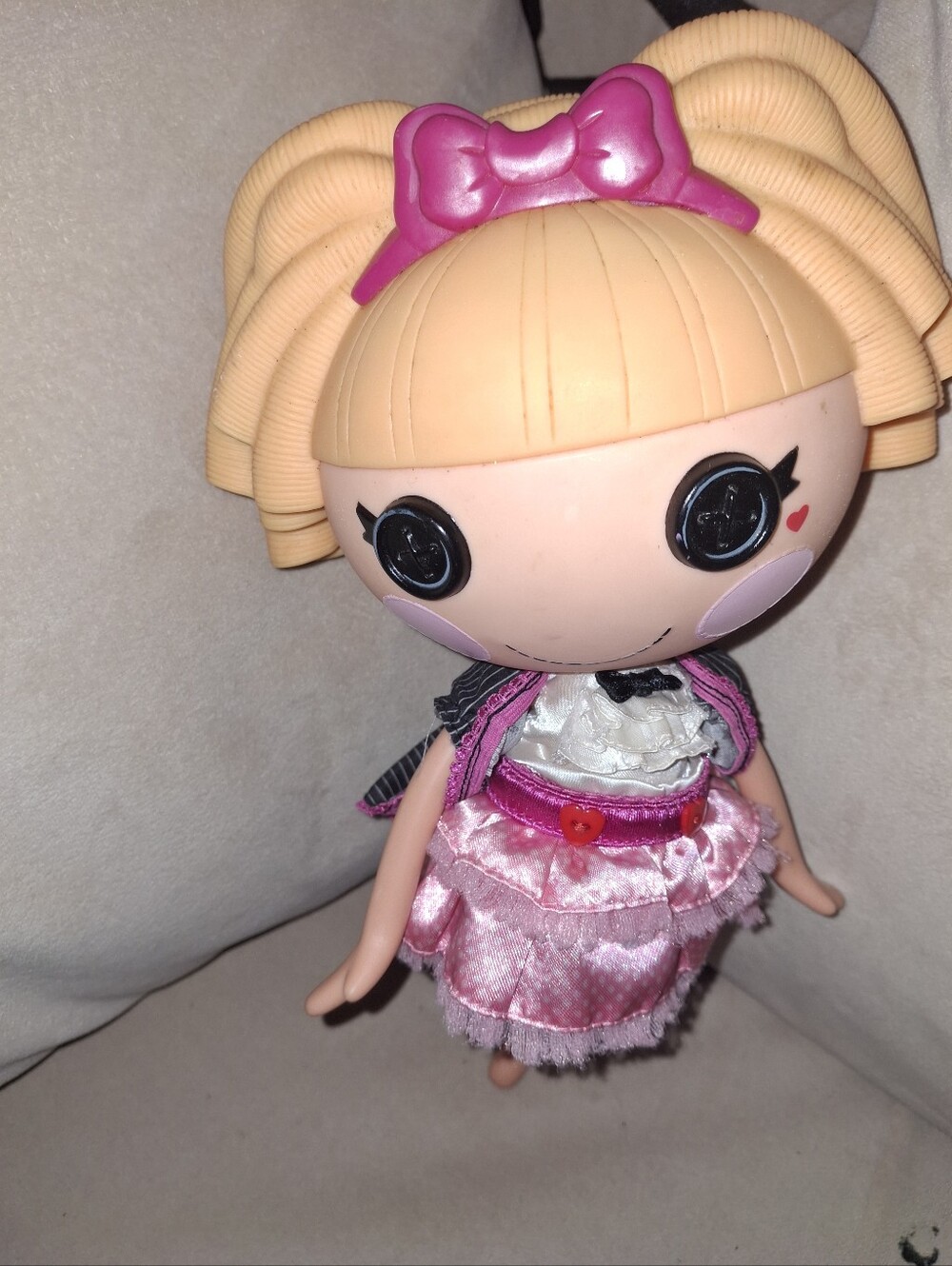 Lalaloopsy 11 inc Pink Bow Hair Doll - Kids Fashion Toy